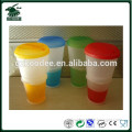 newest double-deck plastic breakfast cup